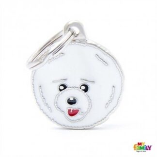 Medaglietta bichon frise'