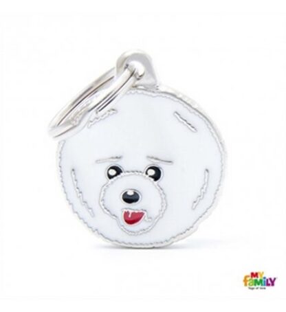 Medaglietta bichon frise'