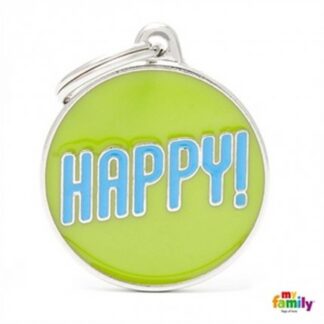 Medaglietta cerchio big happy