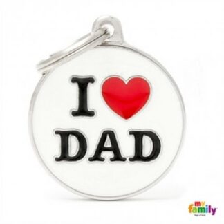 Medaglietta cerchio big i love dad