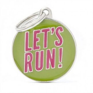 Medaglietta cerchio big let's run