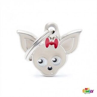 Medaglietta chihuahua crema