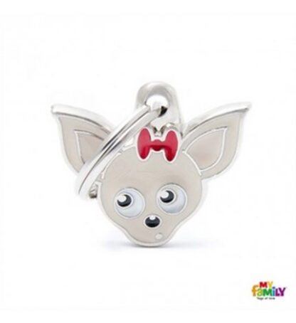 Medaglietta chihuahua crema