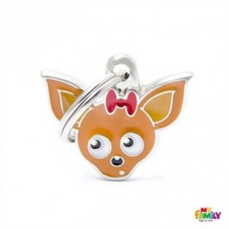 Medaglietta chihuahua marrone