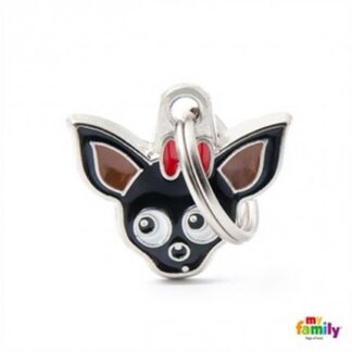 Medaglietta chihuahua nero