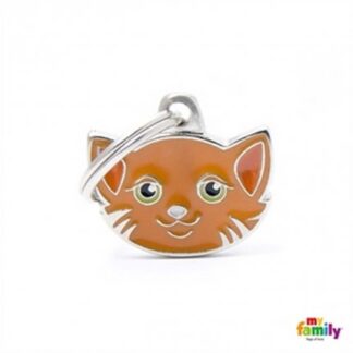 Medaglietta gatto europeo arancio