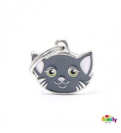 Medaglietta gatto europeo tigrato