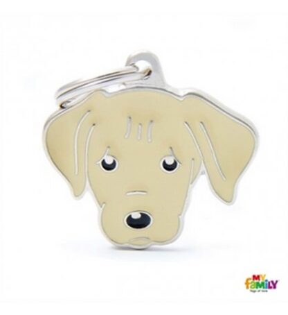 Medaglietta labrador crema