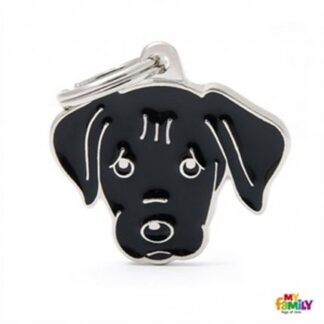 Medaglietta labrador nero