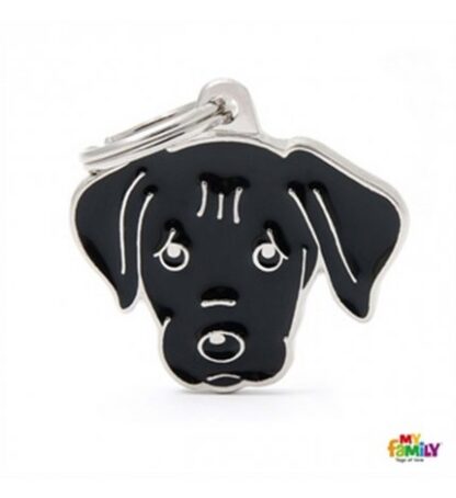 Medaglietta labrador nero
