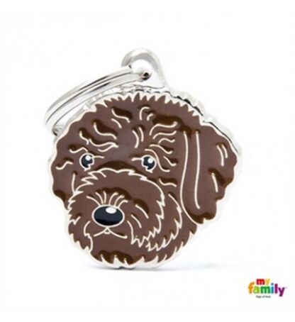 Medaglietta lagotto romagnolo marro