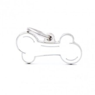 Medaglietta osso grande bianco