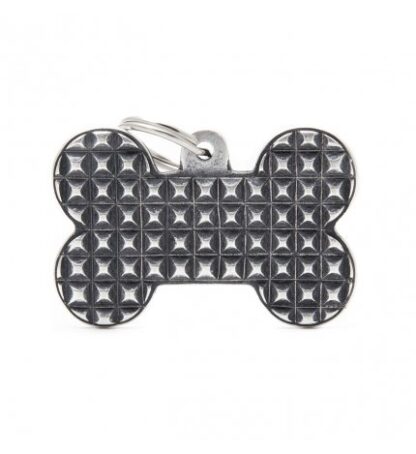 Medaglietta osso grande bronx studs xl