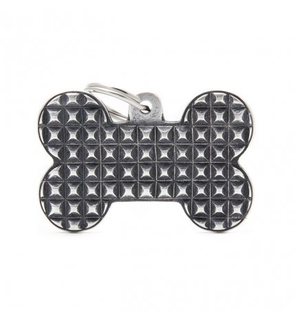 Medaglietta osso grande bronx studs xl