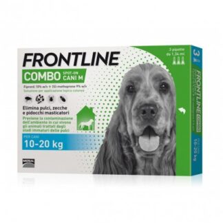 MERIAL CANE ANTIPARASSITARIO FRONTLINE COMBO 10 - 20 KG 3 PIPETTE