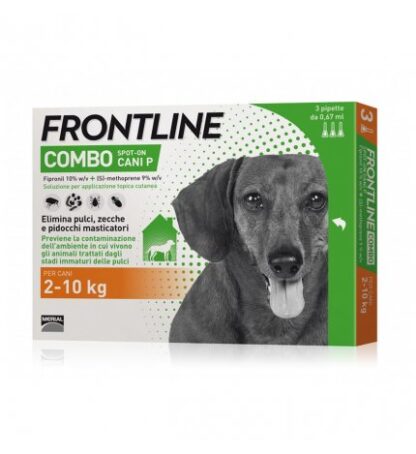 MERIAL CANE ANTIPARASSITARIO FRONTLINE COMBO 2 - 10 KG 3 PIPETTE