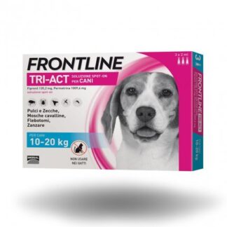 MERIAL CANE ANTIPARASSITARIO FRONTLINE TRI - ACT SPOT - ON 10 - 20 KG 3 PIPETTE