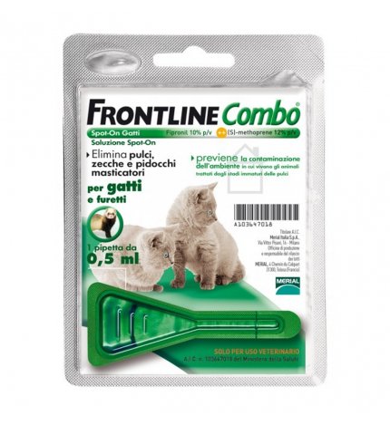 MERIAL GATTO ANTIPARASSITARIO FRONTLINE COMBO GATTINO 1 PIPETTA