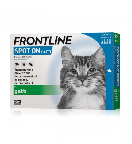 MERIAL GATTO ANTIPARASSITARIO FRONTLINE SPOT - ON 4 PIPETTE