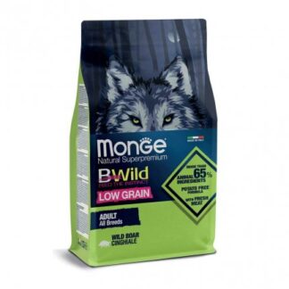 MONGE BWILD CANE ADULT ALL BREEDS LOW GRAIN CINGHIALE DA 12 KG