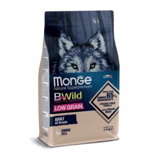 MONGE BWILD CANE ADULT ALL BREEDS LOW GRAIN OCA DA 2,5 KG