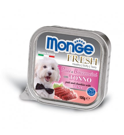 MONGE CANE FRESH AL TONNO DA 100 GR IN VASCHETTA