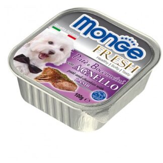 MONGE CANE FRESH ALL' AGNELLO DA 100 GR IN VASCHETTA