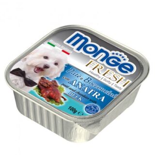 MONGE CANE FRESH ALL' ANATRA DA 100 GR IN VASCHETTA