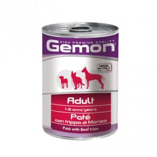 MONGE CANE GEMON ADULT PATE' ALLA TRIPPA E MANZO DA 400 GR IN LATTINA