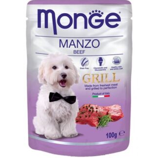 MONGE CANE GRILL AL MANZO DA 100 GR IN BUSTA