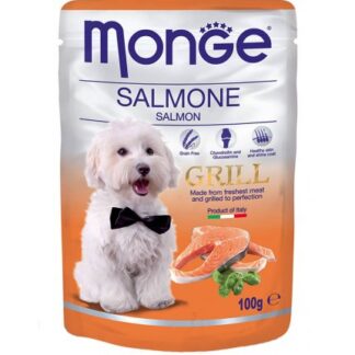 MONGE CANE GRILL AL SALMONE DA 100 GR IN BUSTA