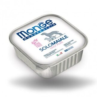 MONGE CANE MONOPROTEICO SOLO MAIALE DA 150 GR IN VASCHETTA