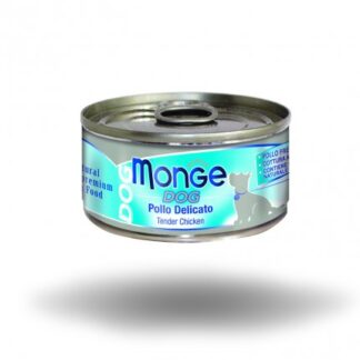 MONGE CANE NATURAL CON POLLO DELICATO DA 95 GR IN LATTINA