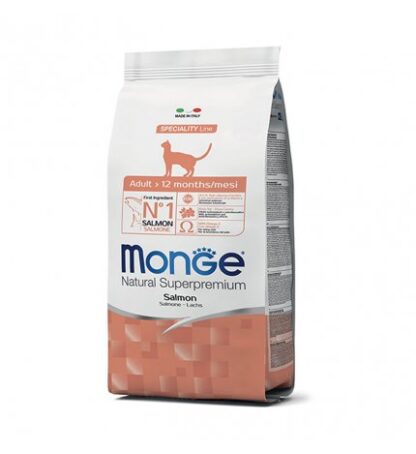 MONGE GATTO ADULT AL SALMONE DA 10 KG