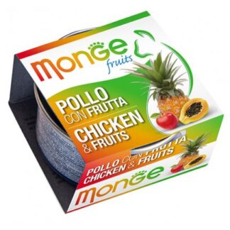 MONGE GATTO FRUIT AL POLLO E FRUTTA DA 80 GR IN LATTINA