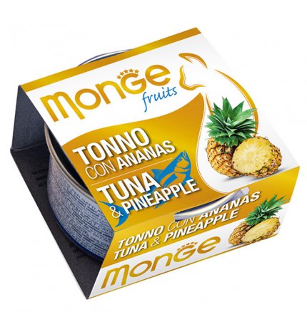 MONGE GATTO FRUIT AL TONNO E ANANAS DA 80 GR IN LATTINA