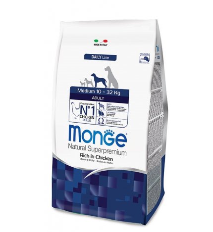 MONGE SUPERPREMIUM CANE ADULT MEDIUM DA 12 KG