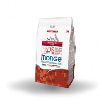 MONGE SUPERPREMIUM CANE ADULT MINI AGNELLO RISO E PATATE DA 7,5 KG