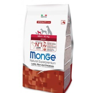 MONGE SUPERPREMIUM CANE ADULT MINI AGNELLO RISO PATATE DA 800 GR