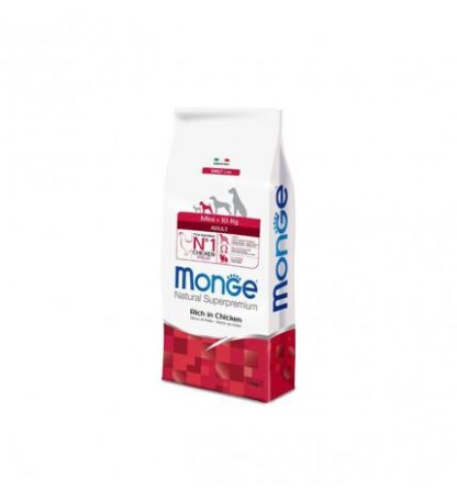 MONGE SUPERPREMIUM CANE ADULT MINI AL POLLO DA 7,5 KG