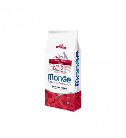 MONGE SUPERPREMIUM CANE ADULT MINI AL POLLO DA 7,5 KG
