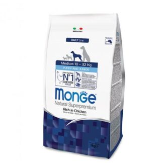 MONGE SUPERPREMIUM CANE PUPPY & JUNIOR MEDIUM DA 3 KG