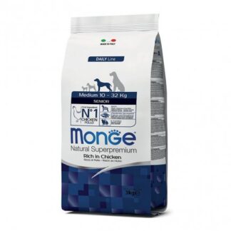 MONGE SUPERPREMIUM CANE SENIOR MEDIUM DA 3 KG