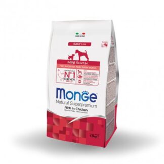 MONGE SUPERPREMIUM CANE STARTER MINI DA 1,5 KG
