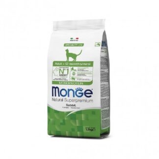 MONGE SUPERPREMIUM GATTO ADULT AL CONIGLIO DA 1,5 KG