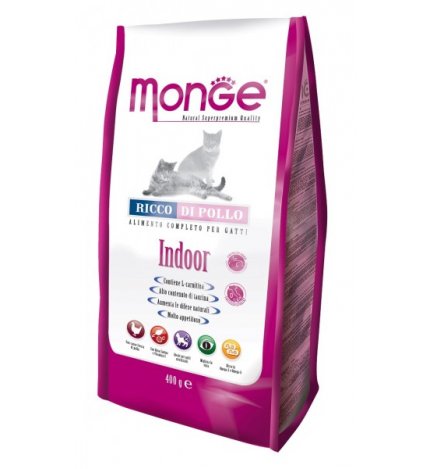 MONGE SUPERPREMIUM GATTO INDOOR AL POLLO DA 400 GR