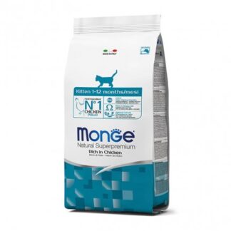 MONGE SUPERPREMIUM GATTO KITTEN AL POLLO DA 10 KG