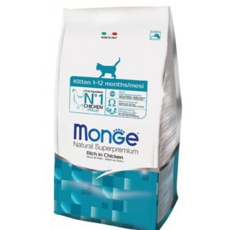 MONGE SUPERPREMIUM GATTO KITTEN AL POLLO DA 1,5 KG