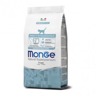 MONGE SUPERPREMIUM GATTO KITTEN MONOPROTEICO ALLA TROTA DA 400 GR
