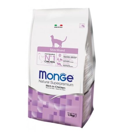 MONGE SUPERPREMIUM GATTO STERILISED DA 1,5 KG